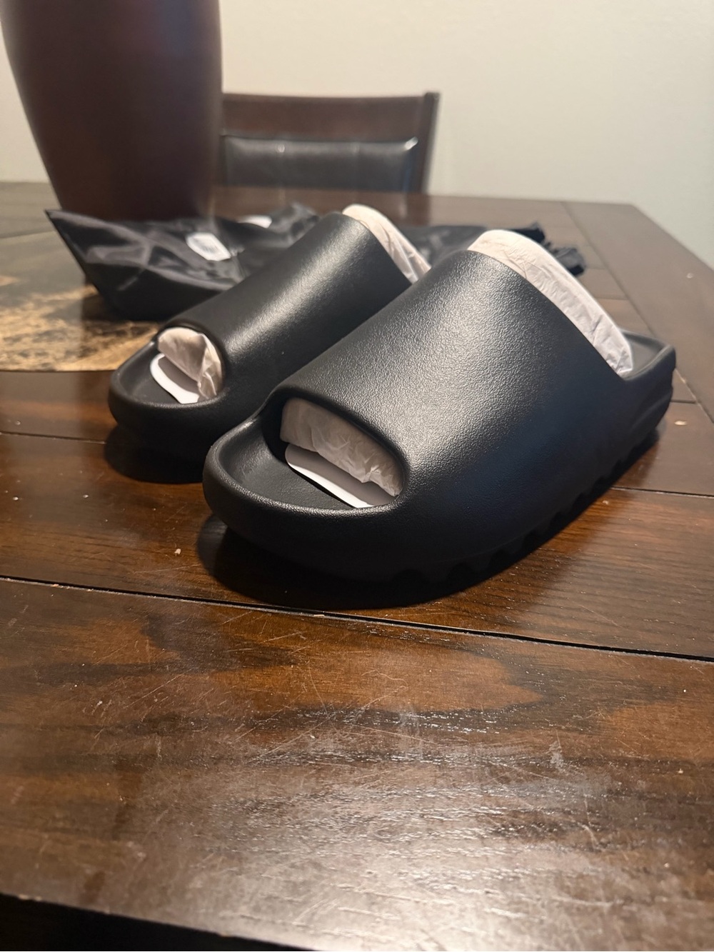 Yeezy Slides Black Size 13